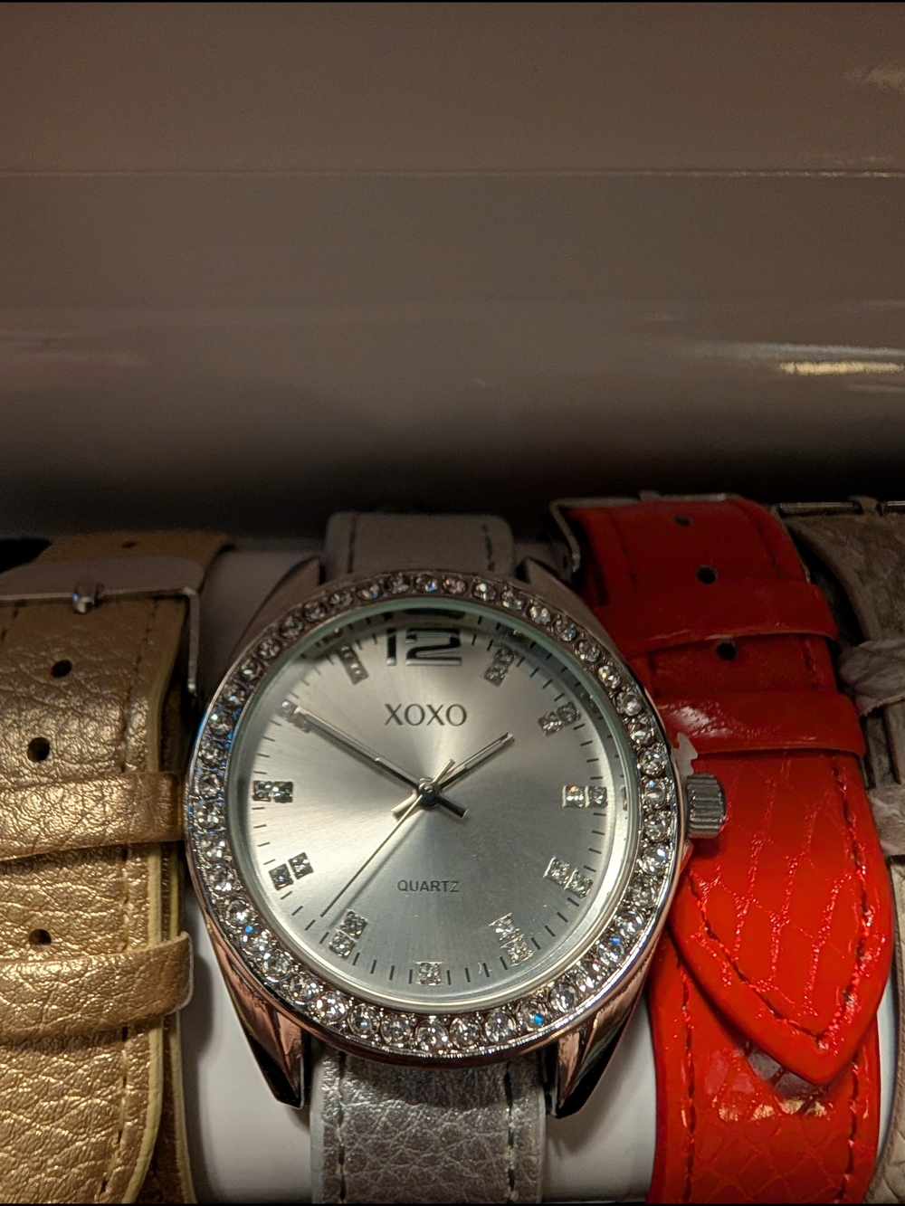 XOXO Women's Interchangeable Strap Watch Set - Multi-Color - Picture 3 of 4